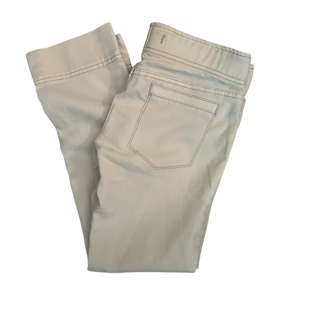 FREE PEOPLE ivory white jeans capris, size 25